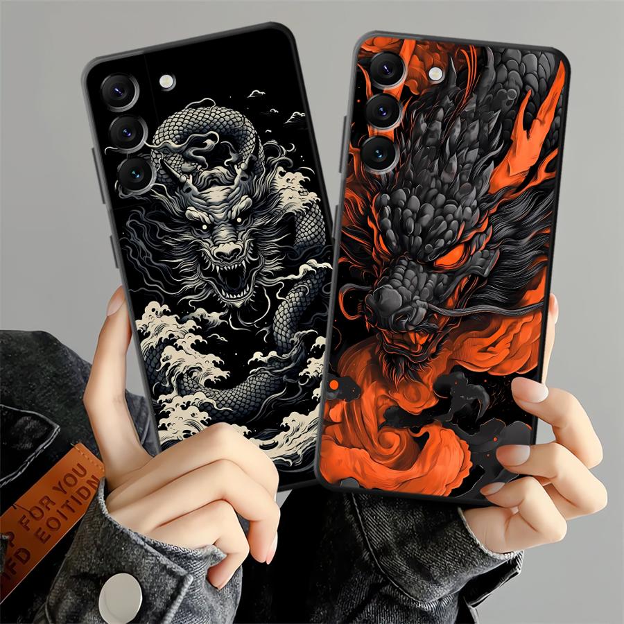 Samsung Galaxy A55 - Etui na telefon z motywem Smoka