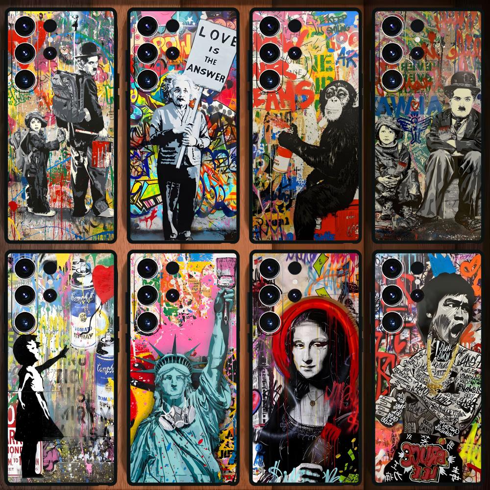Samsung Galaxy S24 - Etui na telefon Banksy Graffiti Art