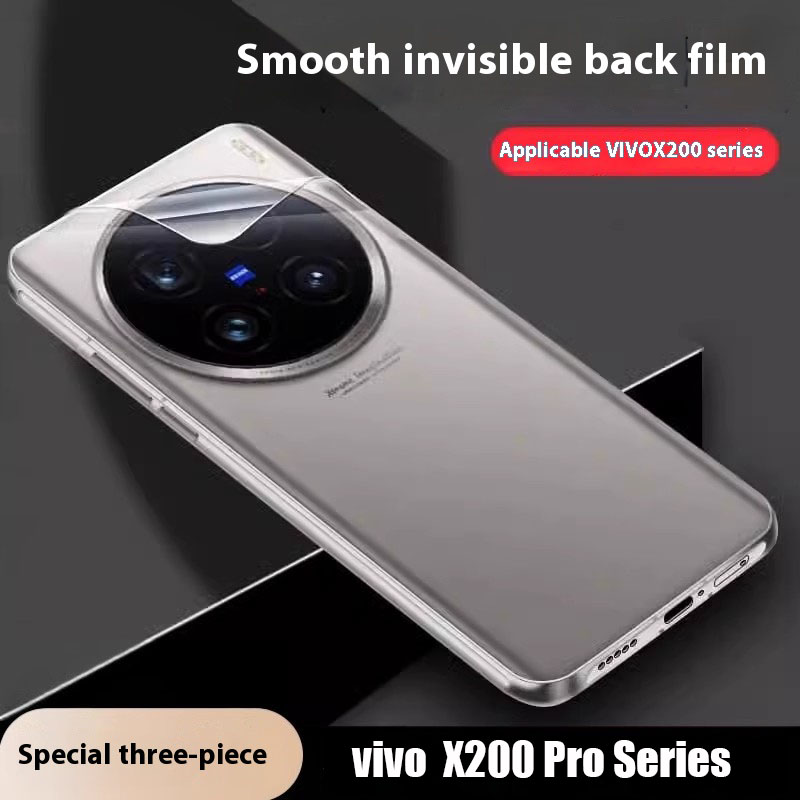 Vivo X200 - 3-częściowa matowa folia hydrożelowa na tył