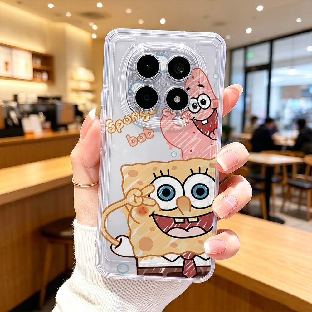 Xiaomi Poco X6 - Urocze etui z kreskówkowym motywem S-SpongeBob