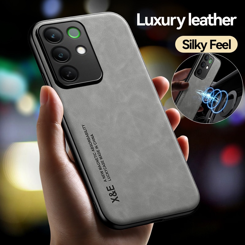 Realme C67 - Luksusowe skórzane etui na OPPO Realme
