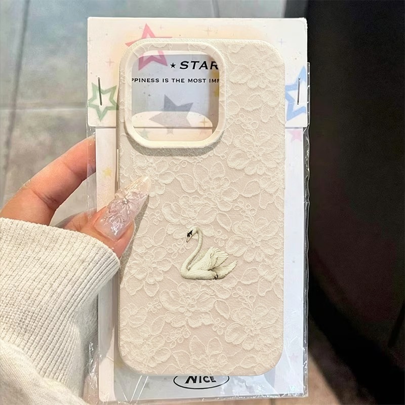 Apple Iphone 15 Pro Max - Etui na telefon z koronkowym wzorem
