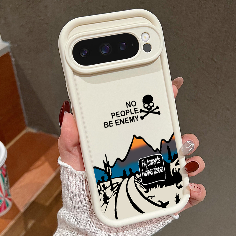 Google Pixel 9 Pro - Etui na telefon z wzorem górskich