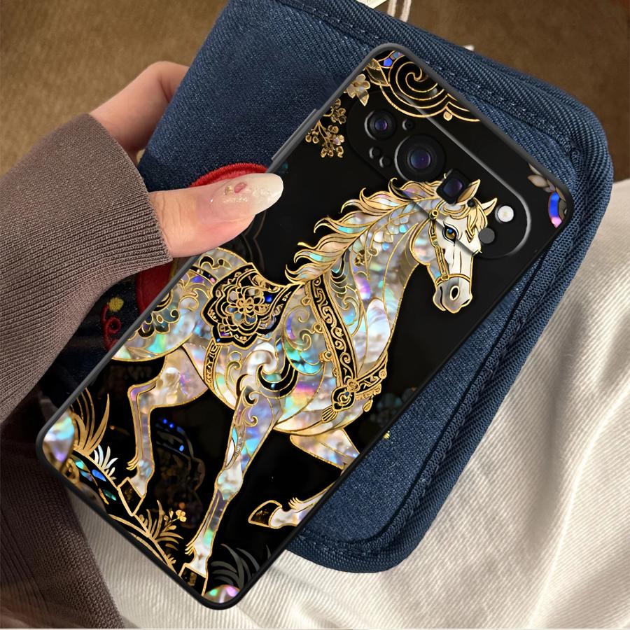 Google Pixel 9 Pro - Etui na telefon Lucky Horse Funda