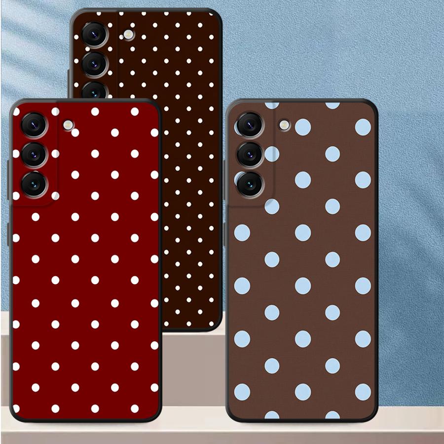 Samsung Galaxy A55 - Etui Retro Polka Dots do Samsung