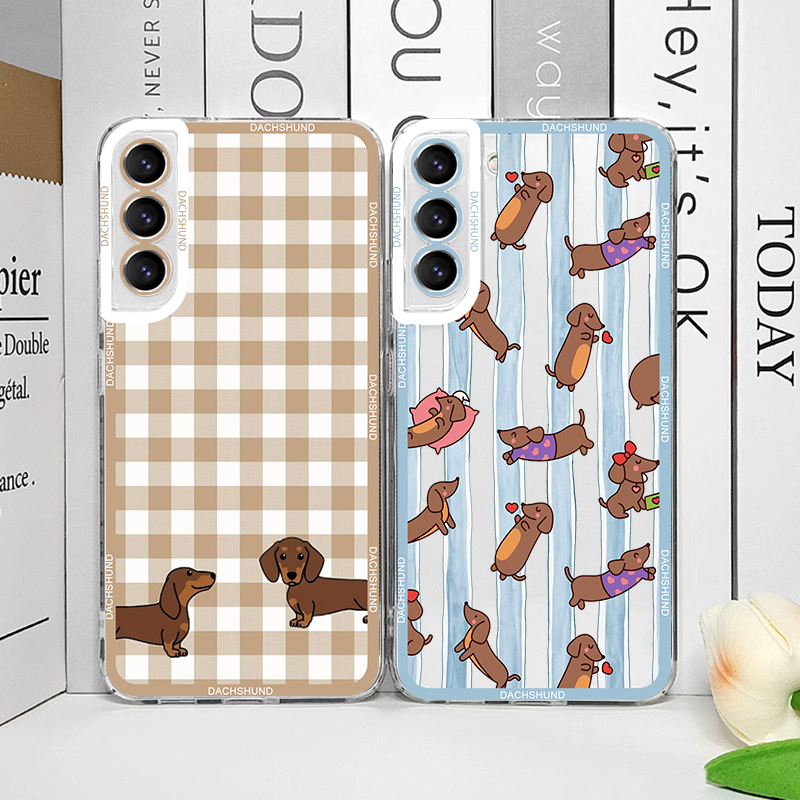 Samsung Galaxy S24 - Urocze etui na telefon z jamnikiem