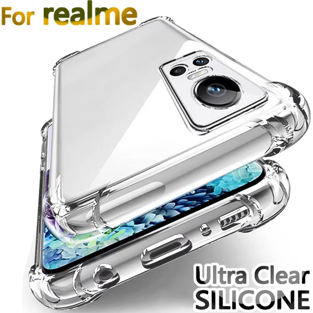 Realme Gt 6 - Wzmocnione narożniki Odporne na wstrząsy przezroczyste