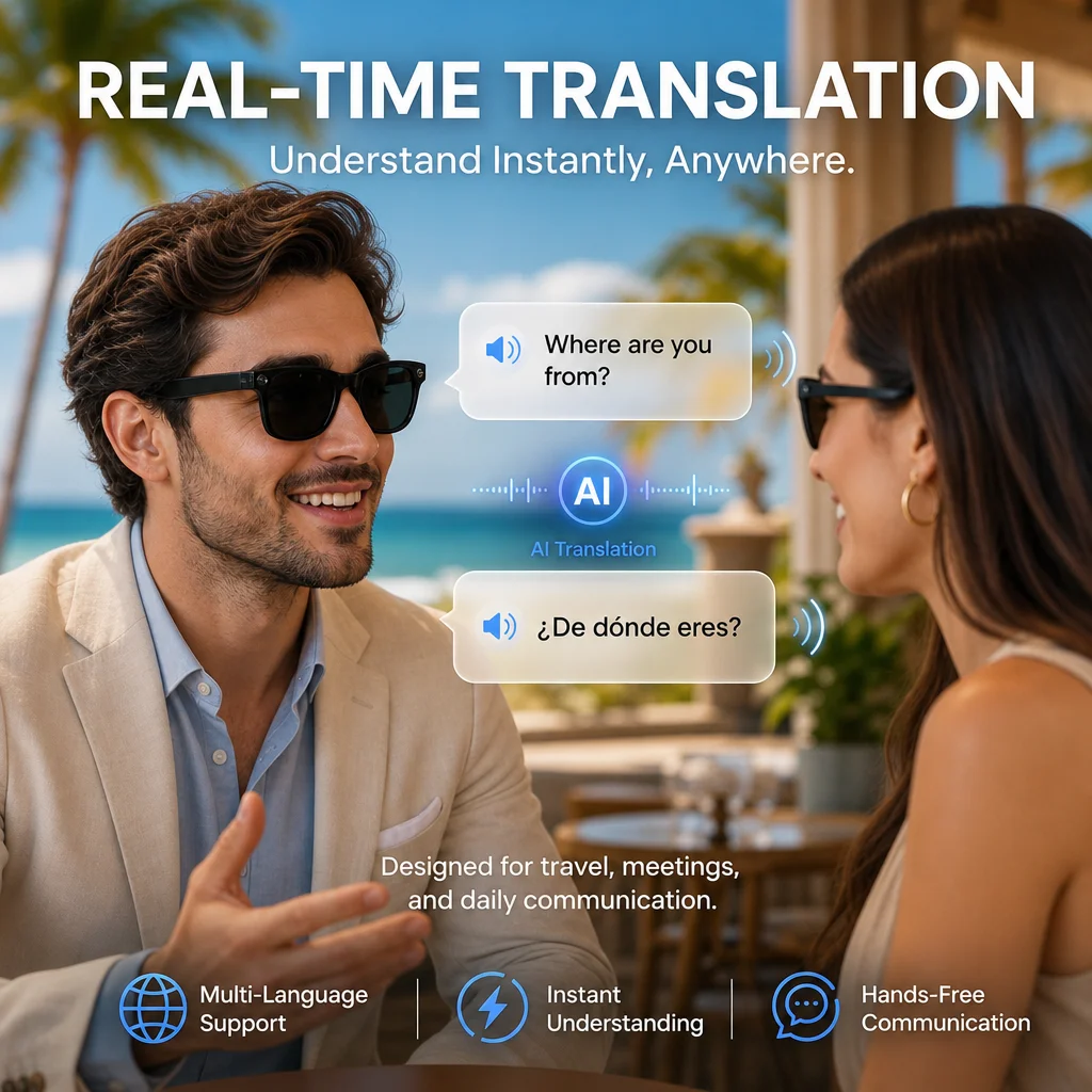 Nowe okulary z kamerą AI 2026, – Smart Glasses Lens recenzja i cena