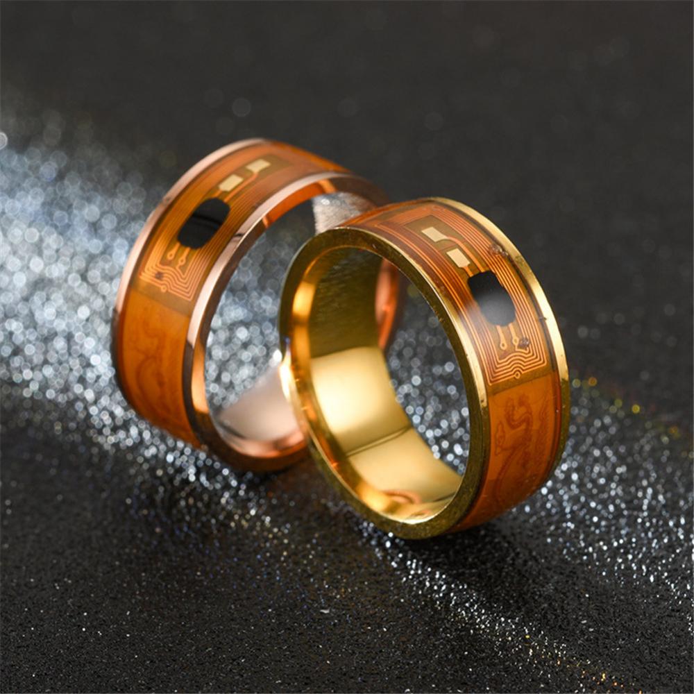 Męskie pierścienie dla par NFC – Smart Ring Nfc Pay recenzja i cena