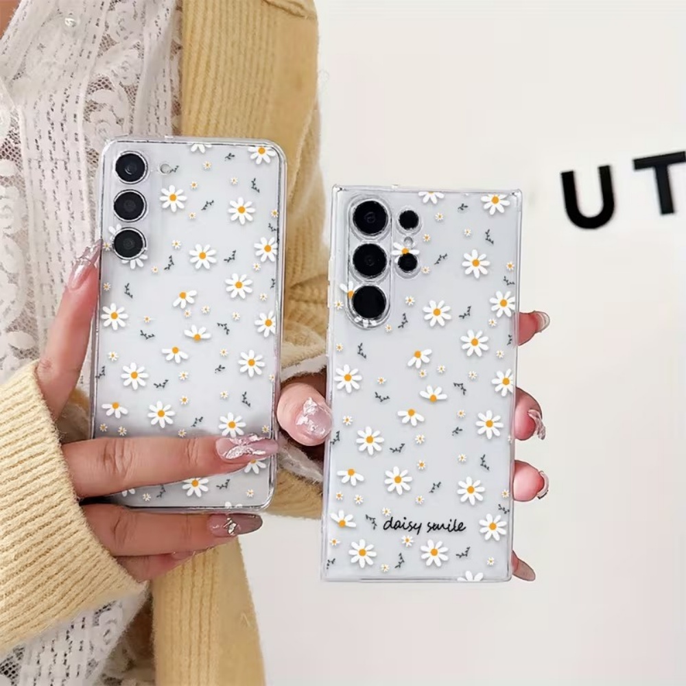 Żółto-białe kwiaty stokrotki E – Samsung Galaxy A55 recenzja i cena