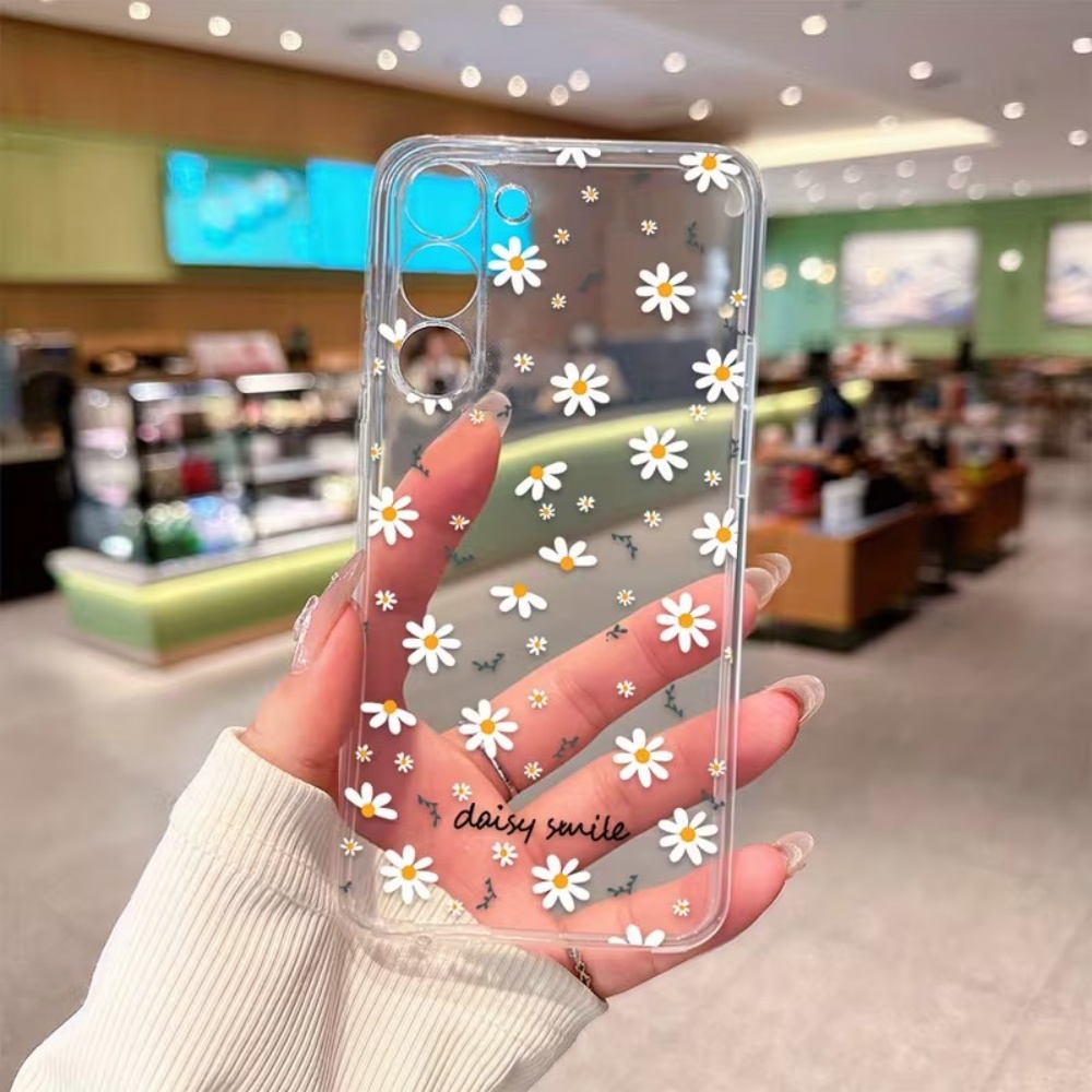 Żółto-białe kwiaty stokrotki E – Samsung Galaxy A55 recenzja i cena